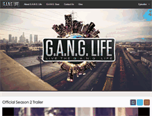 Tablet Screenshot of ganglife.org